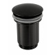 Донный клапан без перелива 1”1/4 Remer 904CC114СFP, черный брашированный хром