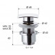 Донный клапан без перелива 1”1/4 Remer 904SCC2114