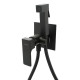 Гигиенический душ со смесителем Mariani Rebel B14185RE, черный матовый