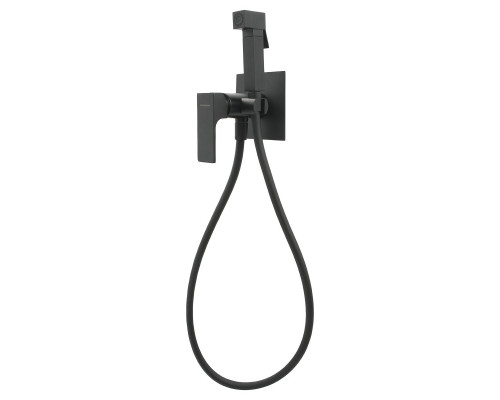 Гигиенический душ со смесителем Mariani Rebel B14185RE, черный матовый