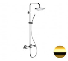 Душевая система термостатическая Remer Elegance EQ32X7MMM30DO, золото глянцевое