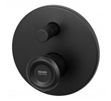 Смеситель для душа Remer Element ET09HNO, черный матовый
