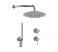 Душевая система Remer X Style INOX SSX92PS02UFM25, нержавеющая сталь