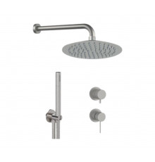 Душевая система Remer X Style INOX SSX92PS02UFM25, нержавеющая сталь