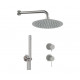 Душевая система Remer X Style INOX SSX92PS02UFM25, нержавеющая сталь