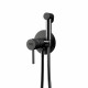 Гигиенический душ со смесителем Remer X Style X65WCFP, чёрный брашированный хром