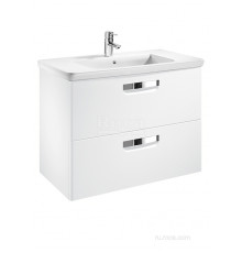 Тумба под раковину Roca The Gap 80 белая матовая ZRU9302732