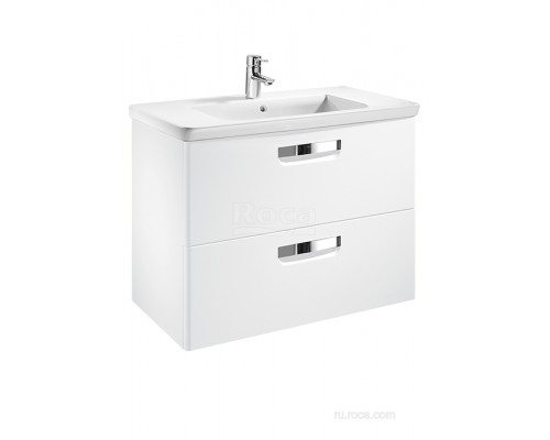Тумба под раковину Roca The Gap 70 белый глянец ZRU9302878