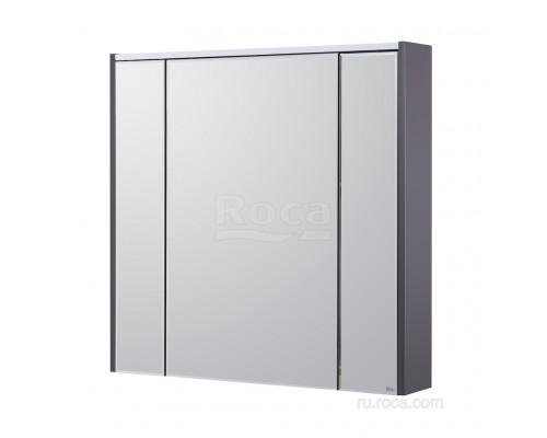 Зеркальный шкаф Roca Ronda 80 белый глянец/антрацит ZRU9302970