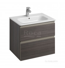 Тумба под раковину Roca The Gap 60 городской дуб 2 ящика A857397402