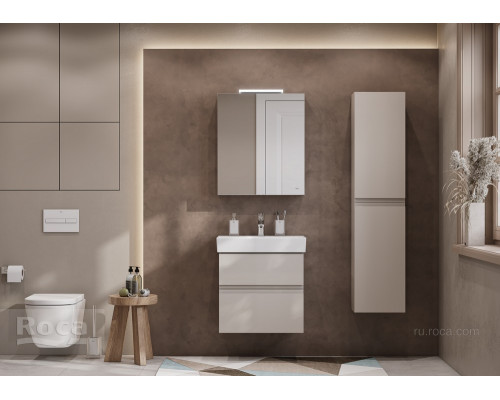 Тумба под раковину Roca Oleta 60 капучино, 2 ящика, A857639515