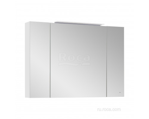 Зеркальный шкаф Roca Oleta 100 белый матовый, A857648501