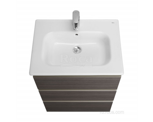 Тумба под раковину Roca The Gap 60 городской дуб 3 ящика A857404402