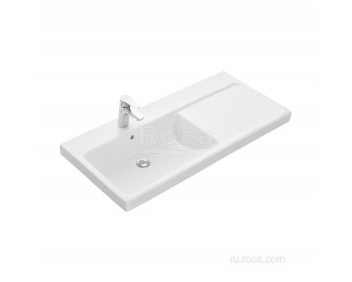 Раковина Roca The Gap Plus высокий бортик, 1 отверстие 100х46 левая 3270MB004