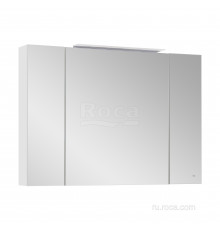 Зеркальный шкаф Roca Oleta 100 белый глянец, A857648806