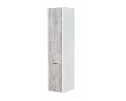 Шкаф - колонна Roca Ronda L белый матовый/бетон ZRU9303005