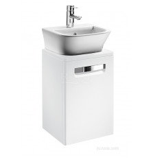 Тумба под раковину Roca The Gap 45 белый глянец ZRU9302880