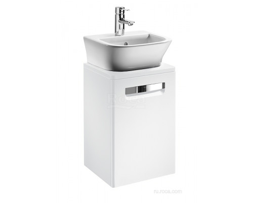 Тумба под раковину Roca The Gap 45 белый глянец ZRU9302880