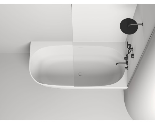 Ванна пристенная угловая SOFIA CORNER R 170x85 Salini 102514G