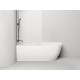Ванна пристенная угловая SOFIA CORNER L 170x85 Salini 102515G