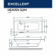 Ванна EXCELLENT Heaven Slim 170x75 "LINE" (бронза)
