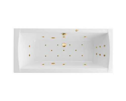 Ванна EXCELLENT Aquaria Lux 180x80 "ULTRA" (золото)