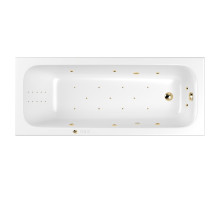 Ванна WHITECROSS Vibe 180x75 "ULTRA NANO" (золото)