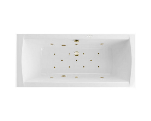Ванна EXCELLENT Aquaria Lux Slim 180x80 "RELAX" (бронза)