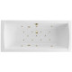 Ванна EXCELLENT Aquaria Lux Slim 180x80 "RELAX" (бронза)