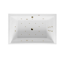 Ванна EXCELLENT Crown Lux 190x120 "ULTRA" (бронза)