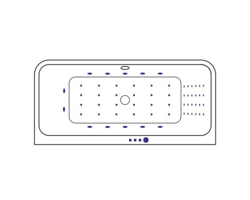 Ванна EXCELLENT Arana 180x85 "NANO" (золото)