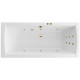 Ванна EXCELLENT Aquaria Lux 180x80 "LINE" (бронза)