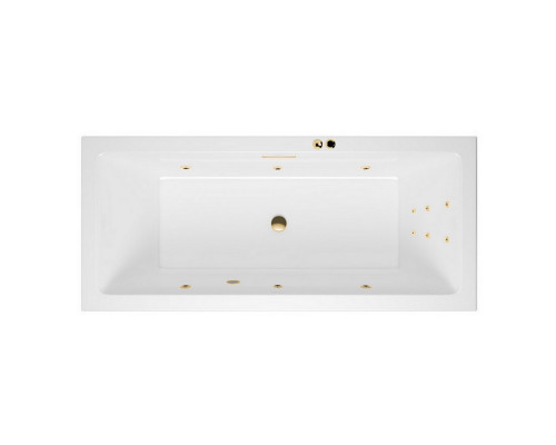 Ванна EXCELLENT Heaven Slim 170x75 "LINE" (золото)