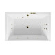 Ванна EXCELLENT Crown Lux 190x120 "SMART" (бронза)