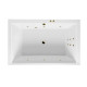 Ванна EXCELLENT Crown Lux 190x120 "LINE" (бронза)