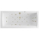 Ванна EXCELLENT Aquaria Lux Slim 180x80 "ULTRA" (бронза)
