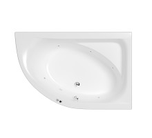 Ванна WHITECROSS Aquarella 170x110 (правая) "SOFT" (хром)