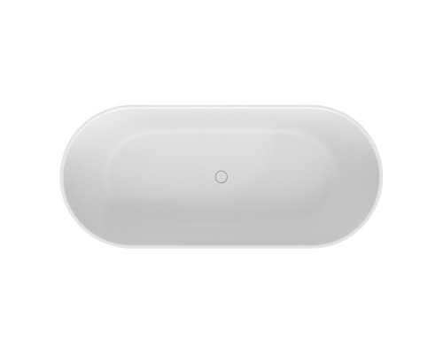 Ванна WHITECROSS Tawna 180x80 БЕЗ ПЕРЕЛИВА (белый мат) иск. камень