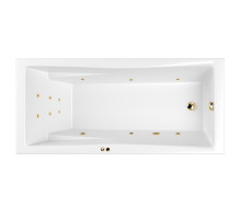 Ванна WHITECROSS Palace 170x75 "LINE" (золото)