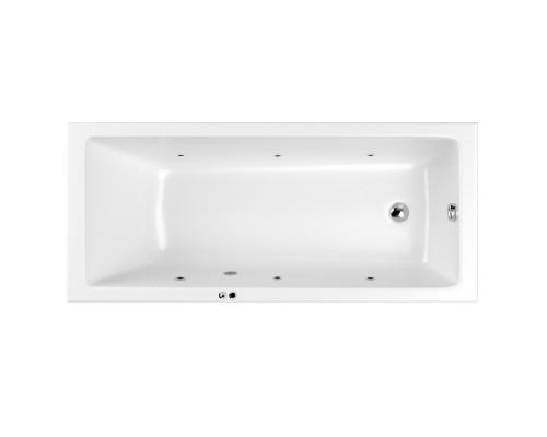Ванна WHITECROSS Wave Slim 170x70 "SOFT" (хром)