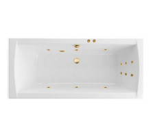 Ванна EXCELLENT Aquaria Lux 180x80 "LINE" (золото)