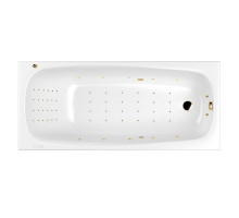 Ванна WHITECROSS Layla Slim 170x75 "NANO" (золото)