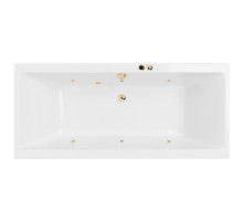 Ванна EXCELLENT Pryzmat Slim 160x75 "SOFT" (золото)