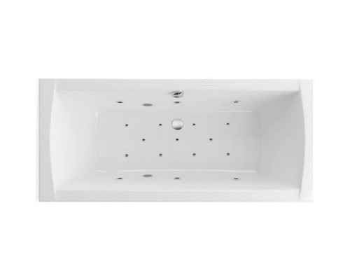 Ванна EXCELLENT Aquaria Lux Slim 180x80 "RELAX" (хром)