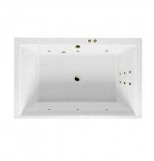 Ванна EXCELLENT Crown Lux 190x120 "LINE" (золото)
