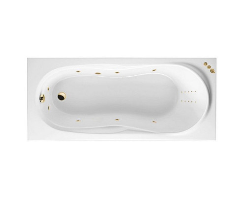 Ванна EXCELLENT Sekwana 170x75 "SMART NANO" (золото)
