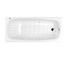 Ванна WHITECROSS Layla Slim 170x75 "NANO" (хром)