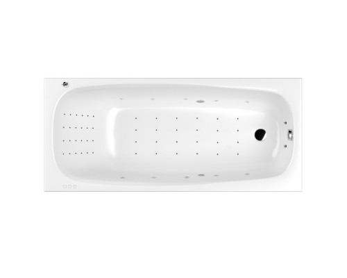 Ванна WHITECROSS Layla Slim 170x75 "NANO" (хром)