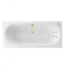 Ванна EXCELLENT Oceana Slim 160x75 "LINE" (золото)