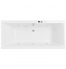 Ванна EXCELLENT Pryzmat Slim 160x75 "SOFT" (хром)